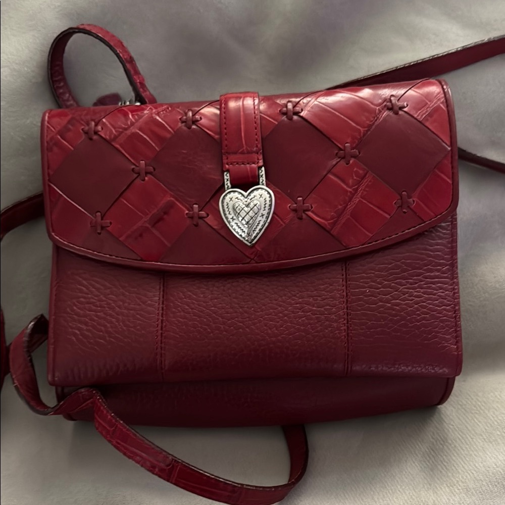 Brighton Heart Leather Crossbody